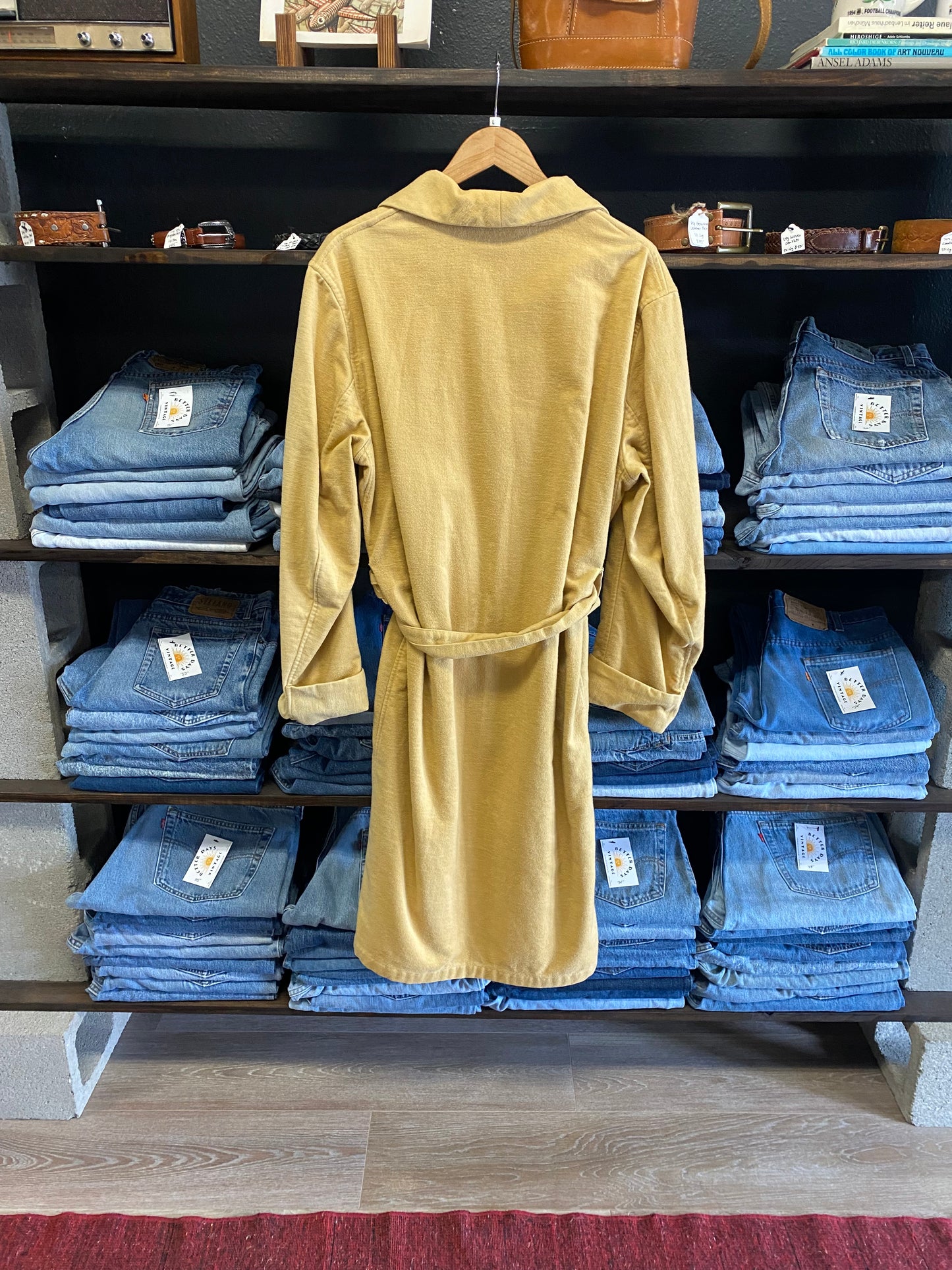 Vintage 1960’s LL Bean Workwear Chamois Cloth Overcoat- Sz XL