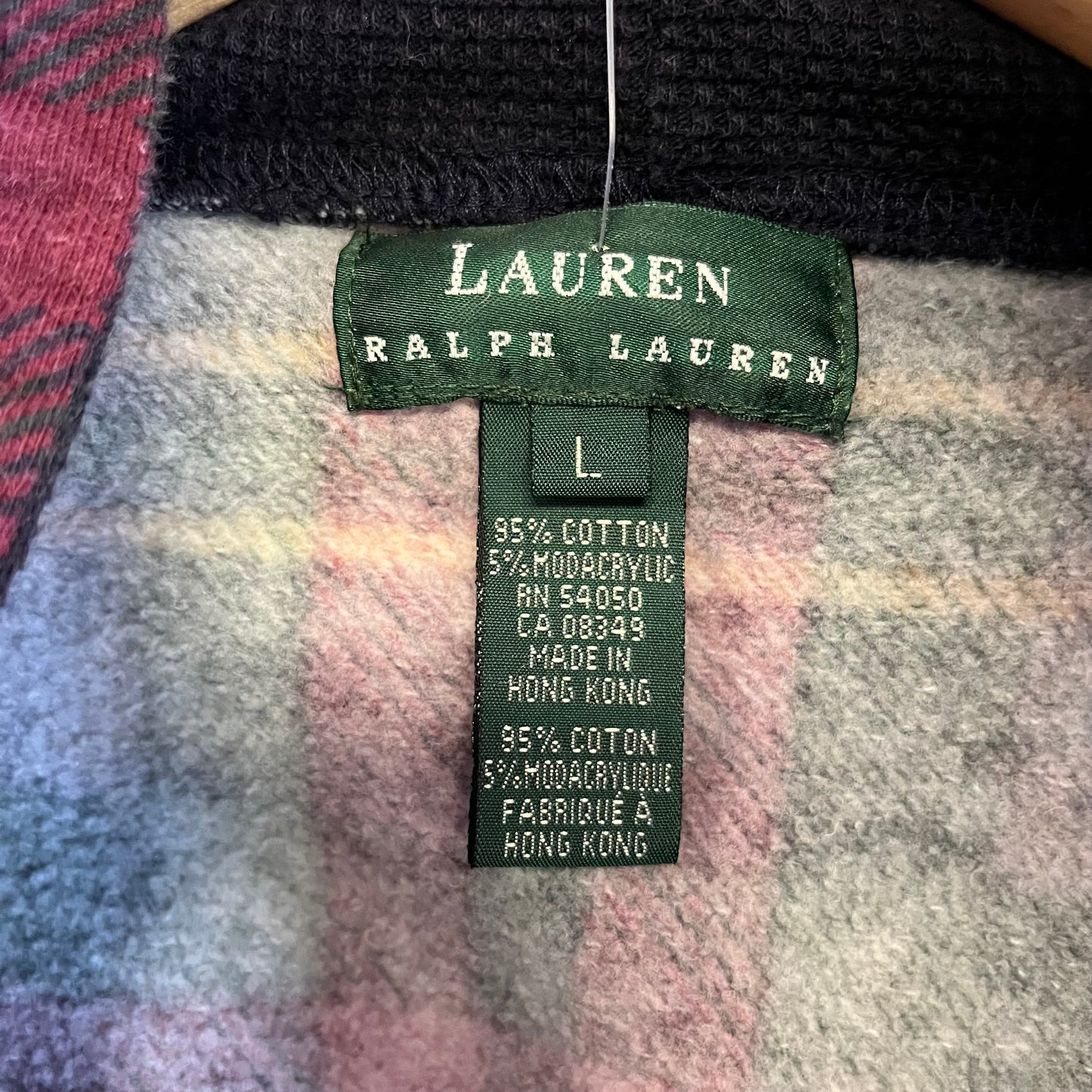 Vintage Ralph Lauren Striped Hoodie- Sz Women’s Lg
