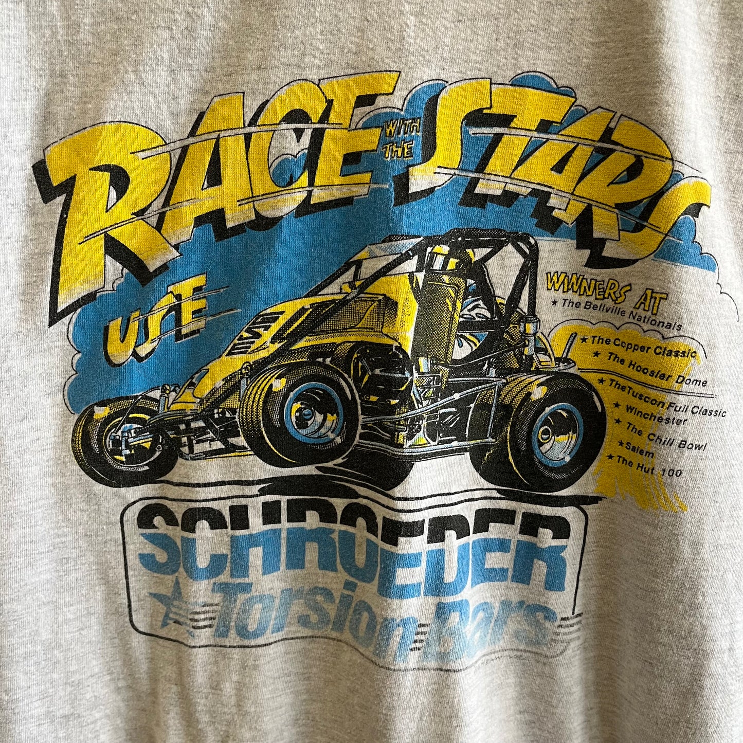 Vintage 90’s Racing Tee- Sz Lg