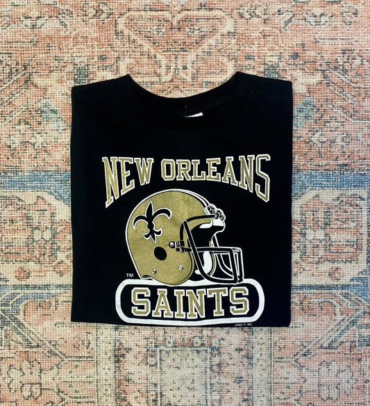 Vintage 80’s New Orleans Saints Tee- Sz Med