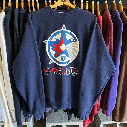 Vintage NHL All Star Game Crewneck Sweatshirt- Sz XL