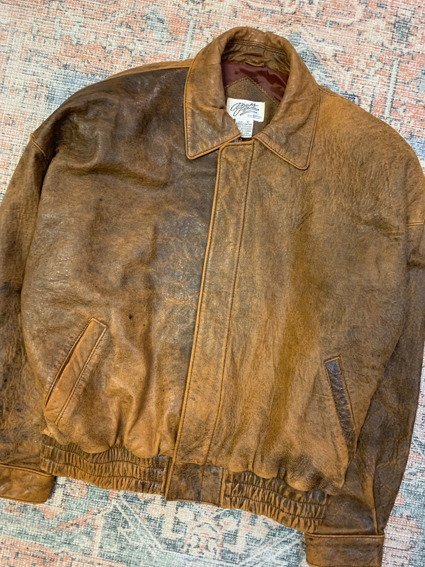 Vintage 80’s Leather Jacket- Women’s Medium