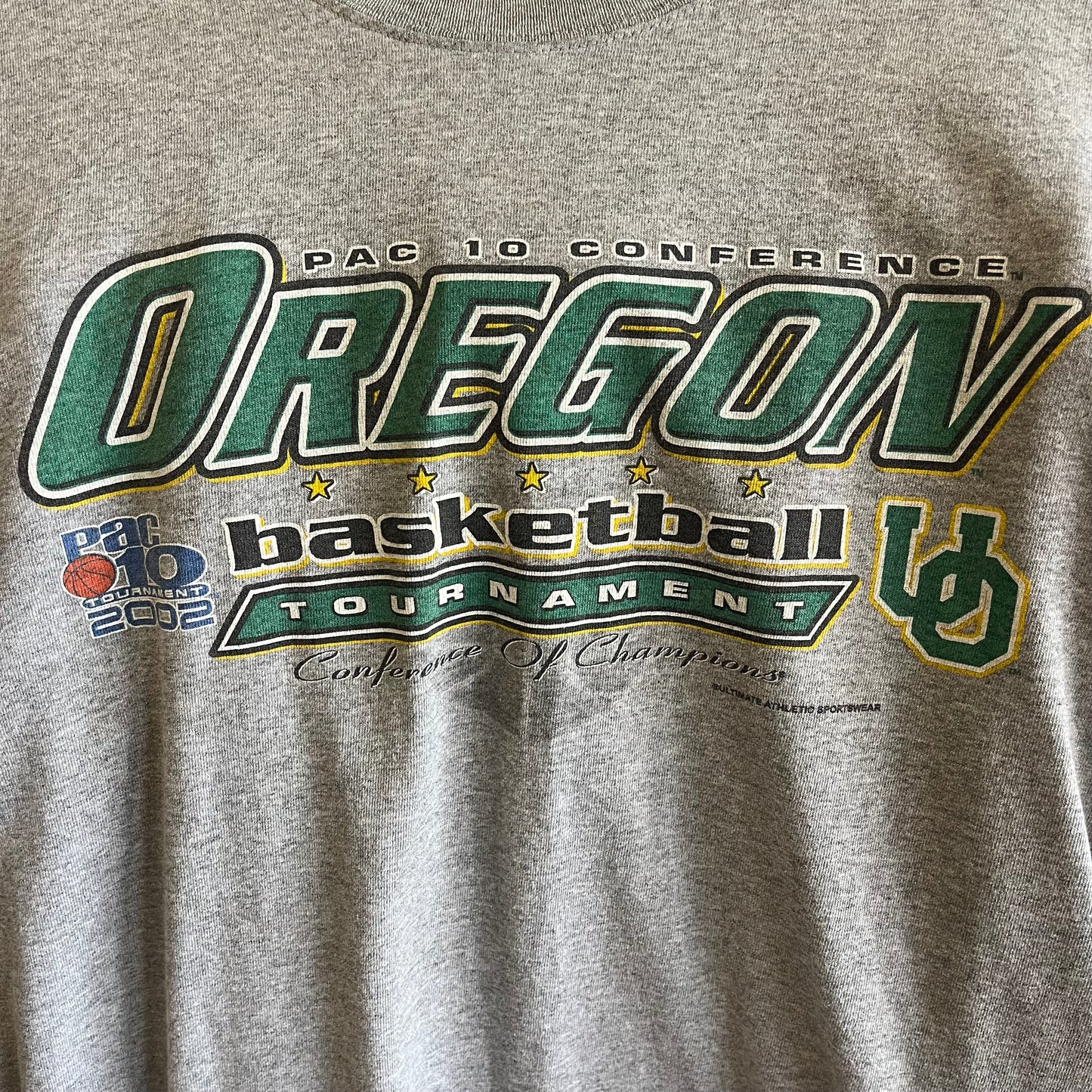 Vintage Ducks Basketball 2002 “Elite 8” Season Tee- Sz Med