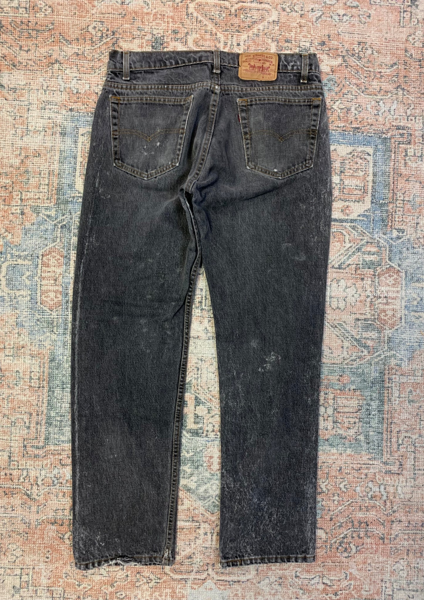 Distressed Vintage Levis 505 Straight Leg Jeans- 34x31