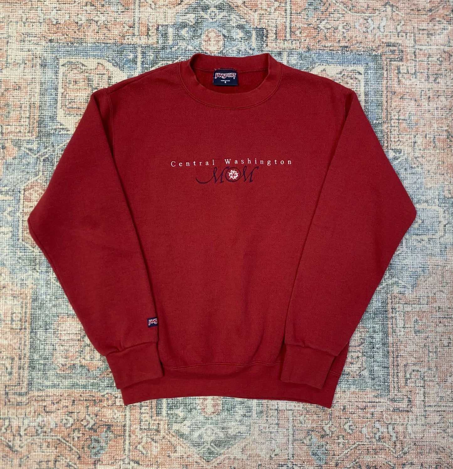 Vintage 90’s Central Washington Mom Sweatshirt- Sz Sm