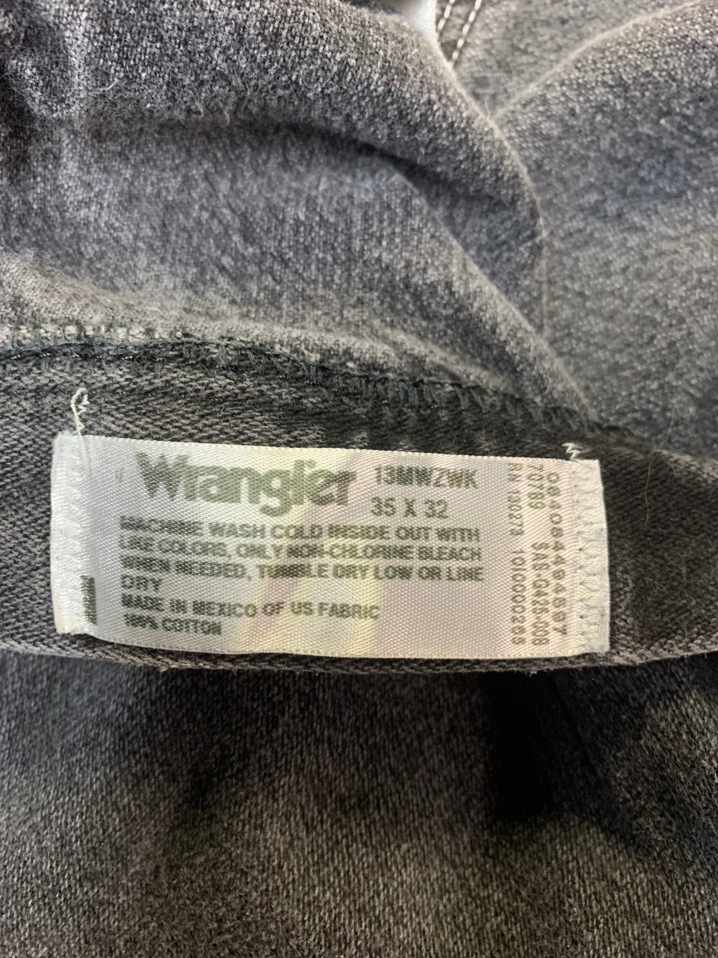 Vintage Wrangler Black Straight Leg Jeans- 34x31