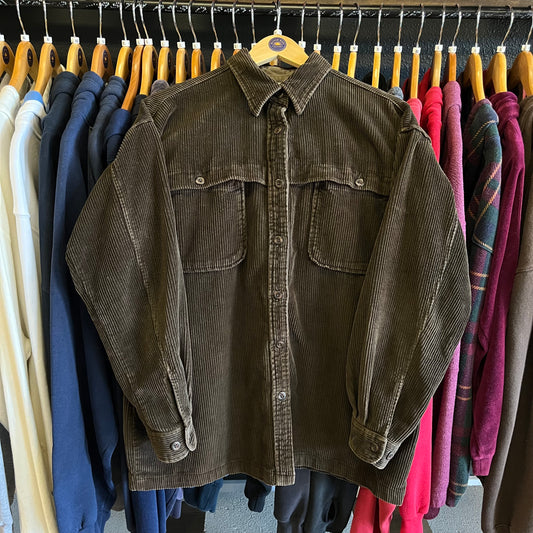 Vintage Columbia Earth Tone Corduroy Overshirt- Sz XL