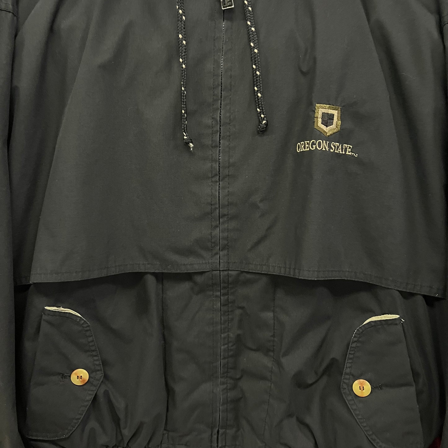 Vintage Oregon State University Bomber Style Rain Jacket- Sz XL