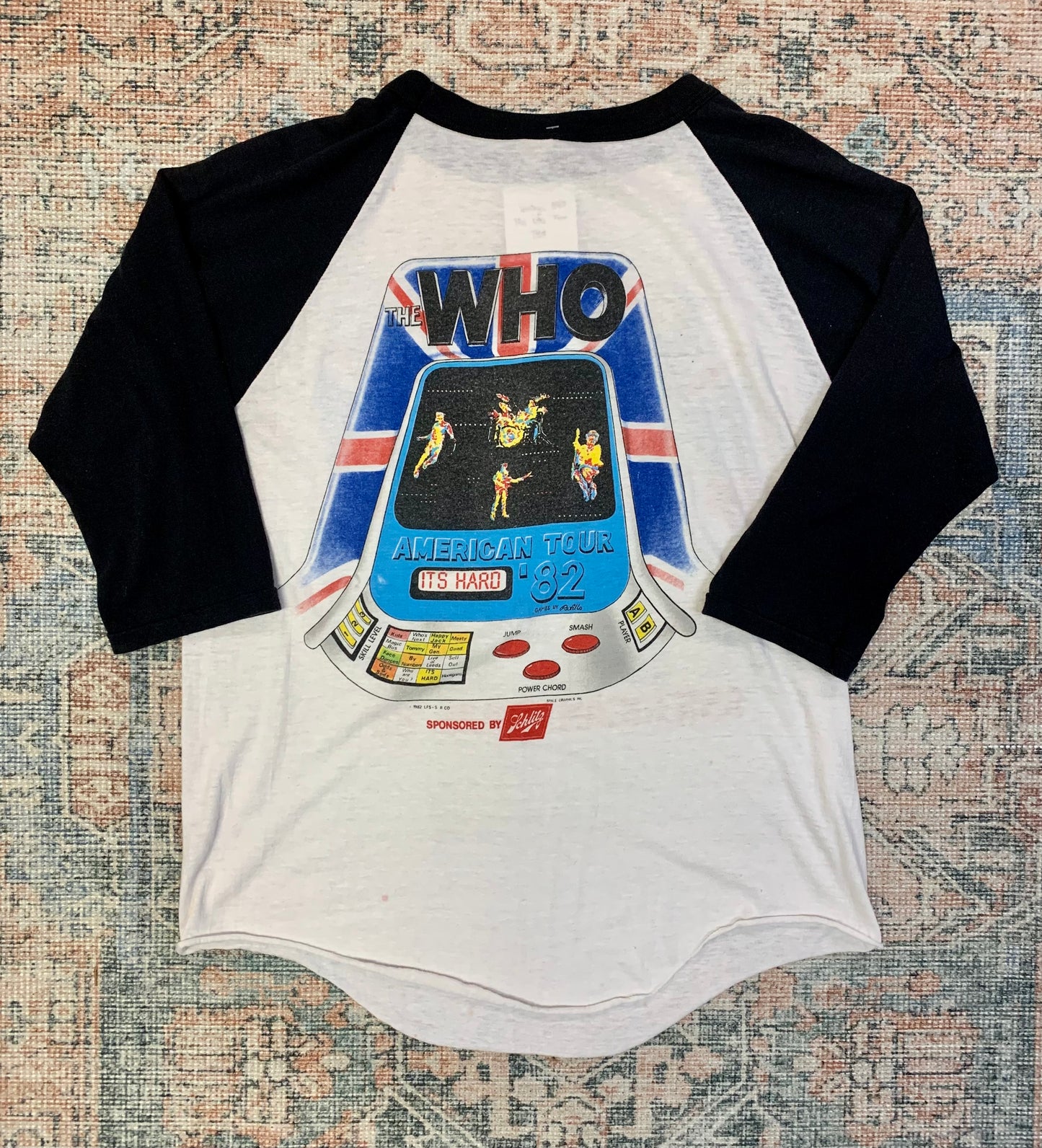 Vintage 1982 The Who Concert Tour Tee- Sz XL