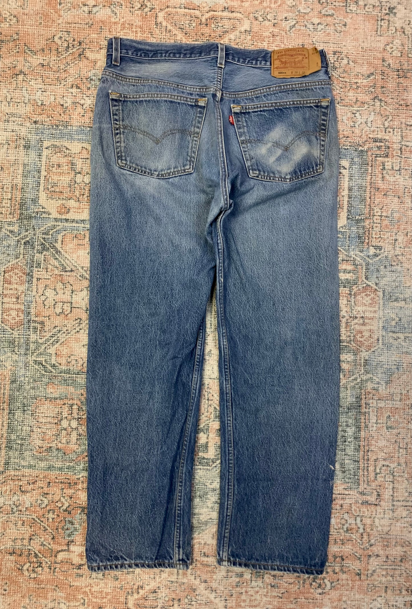 Vintage Levis 501 Straight Leg Jeans- 35x30