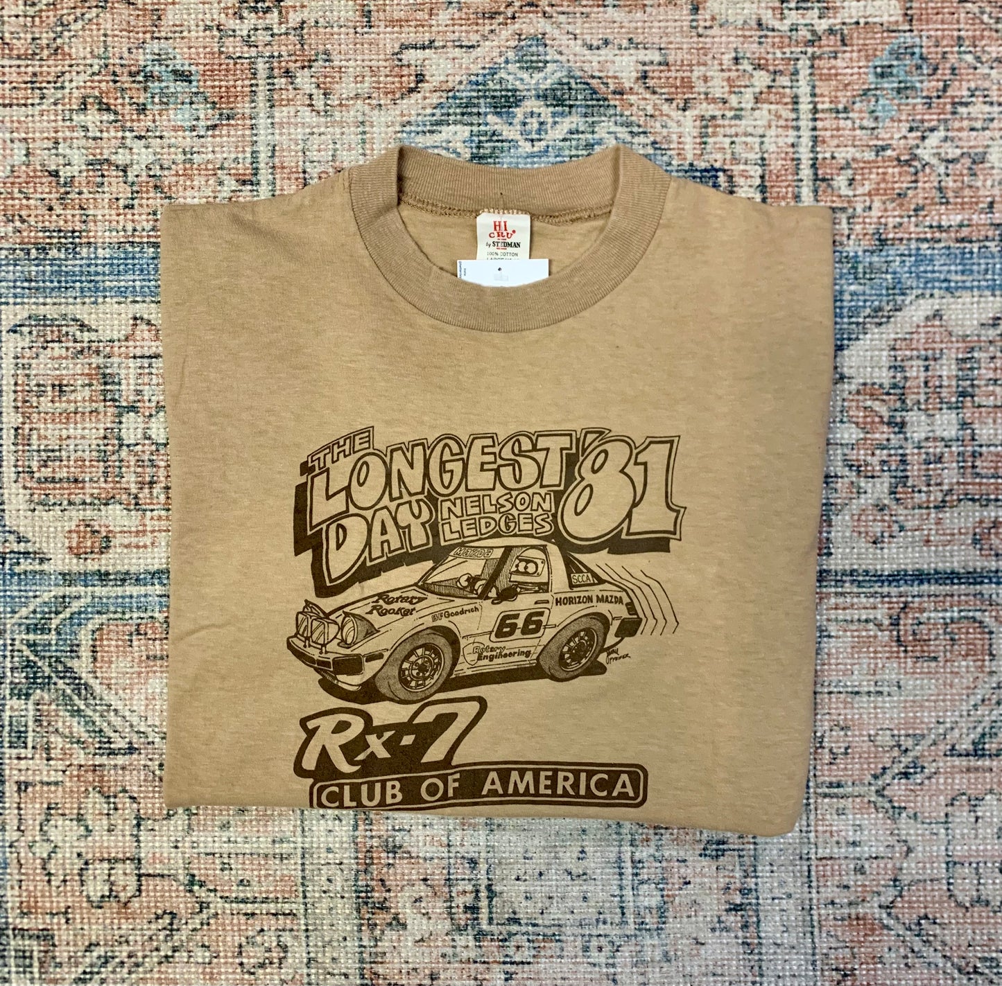 Unworn Vintage 80’s Mazda RX-7 Tee- Sz Lg