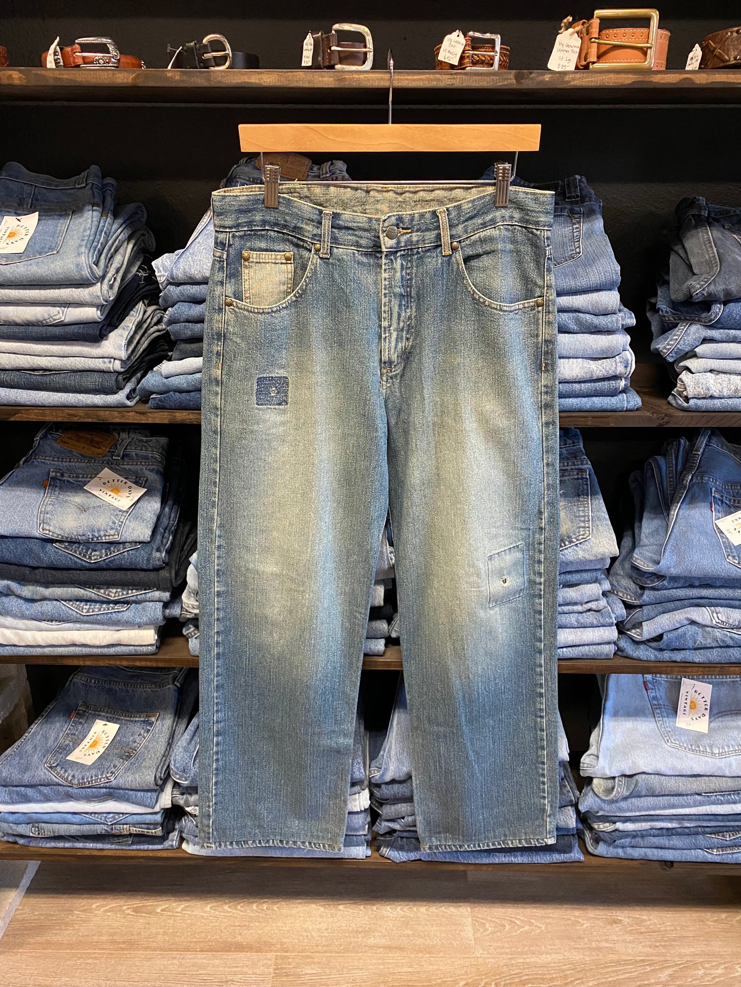 Vintage RipCurl Surfwear Distressed Style Jeans- 34x32