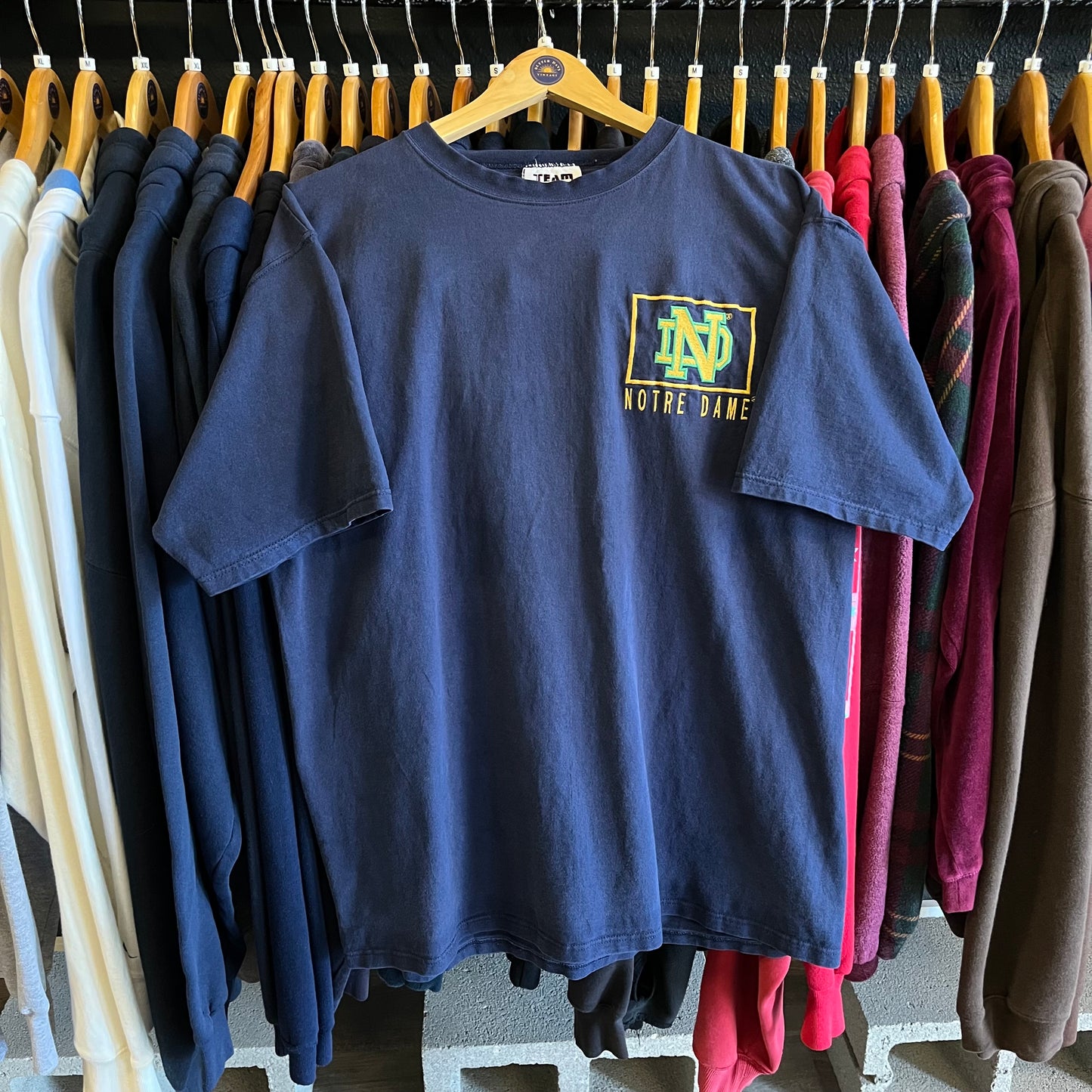 Vintage 90’s Notre Dame Collegiate Tee- Sz Lg