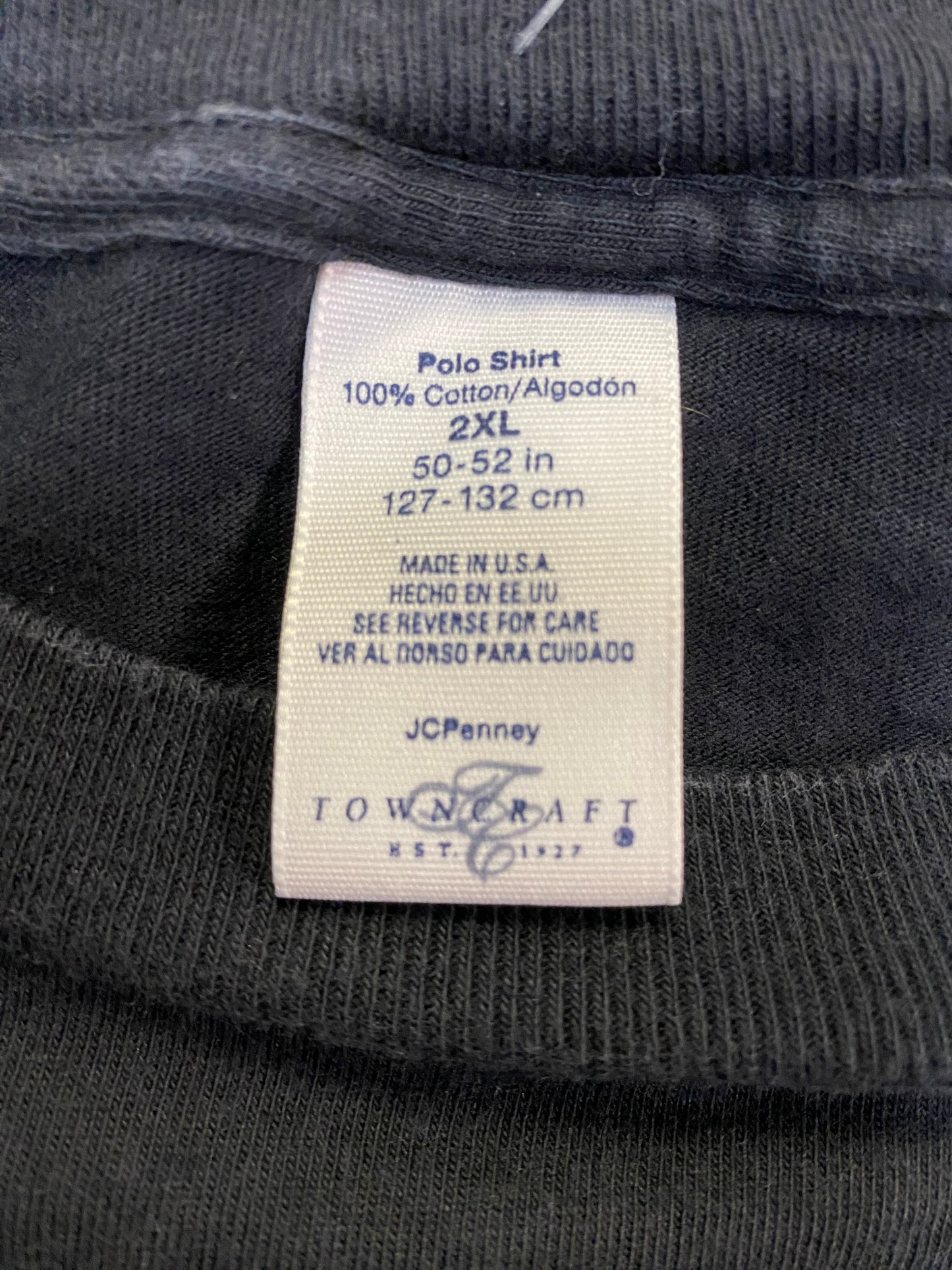 Vintage Early 90’s Black Pocket Tee- Sz 2XL