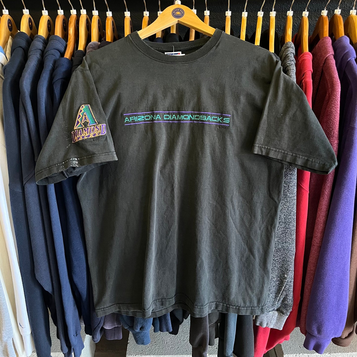 Perfectly Distressed Vintage 90’s Diamondbacks Tee- Sz Lg