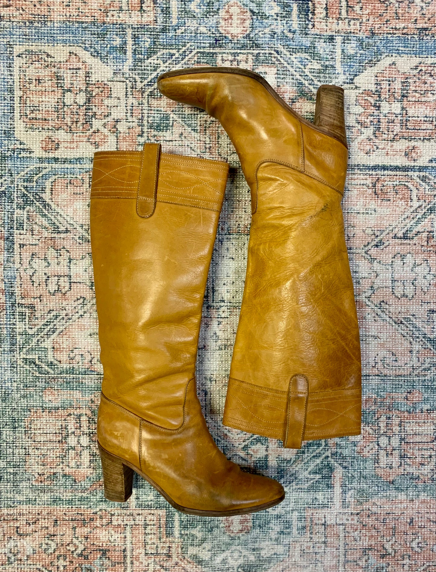 Vintage 90’s Italian Leather Boots- Women’s 8.5