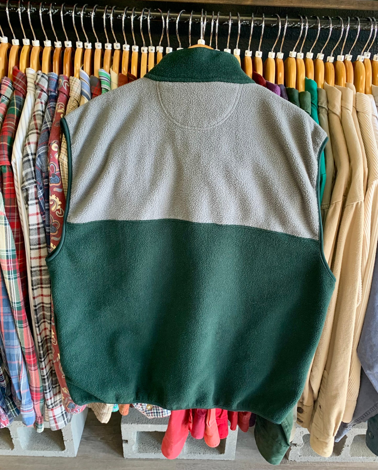 Vintage 90’s Ducks Fleece Vest- Sz Lg
