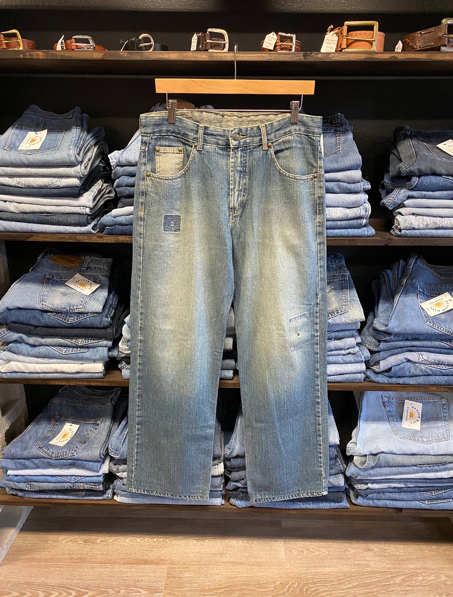 Vintage RipCurl Surfwear Distressed Style Jeans- 34x32