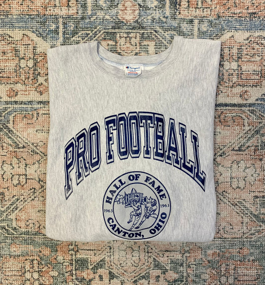 Vintage 80’s Champion Pro Football Hall of Fame Sweat- Sz Sm