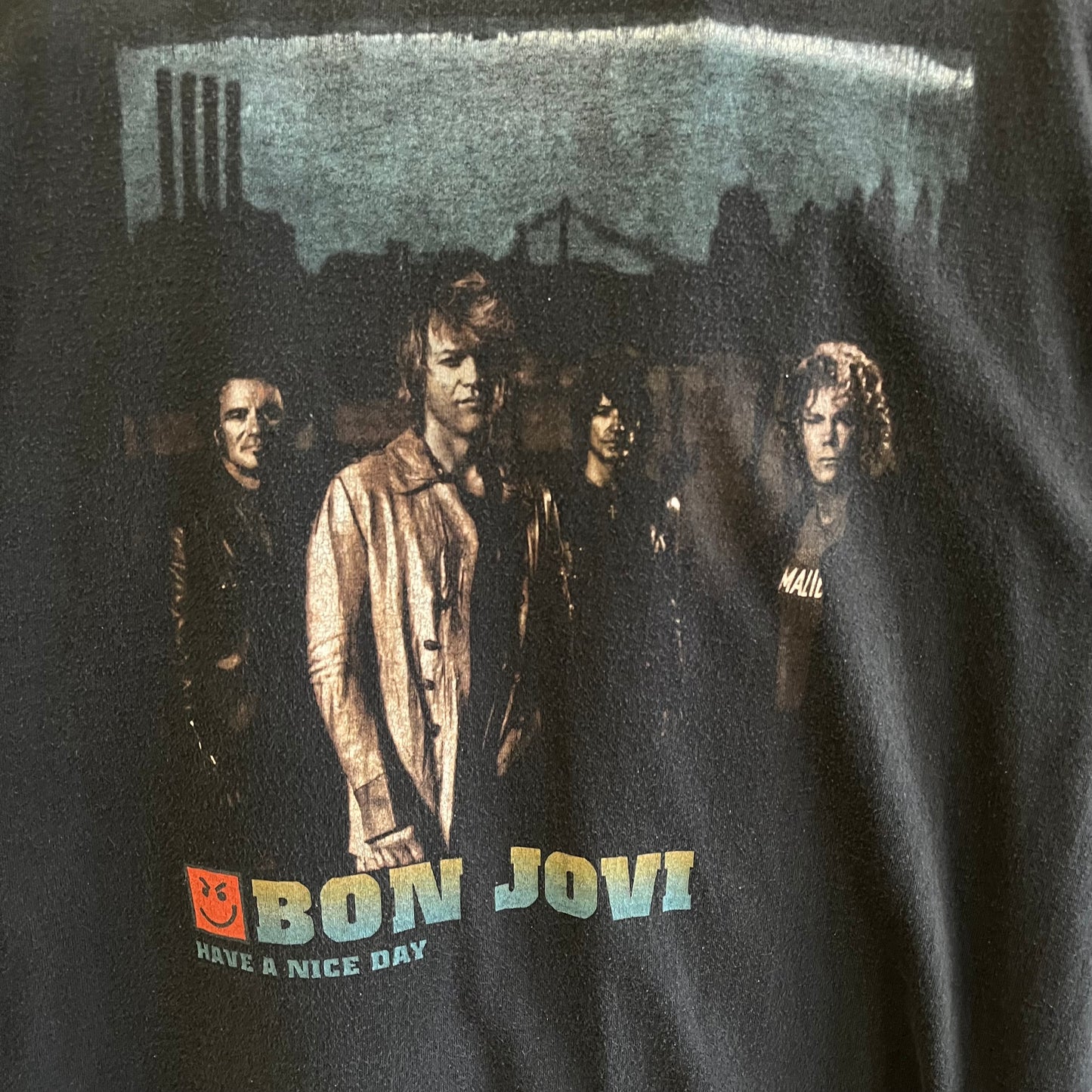 Vintage Bon Jovi Rock Band Tour Tee- Sz XL