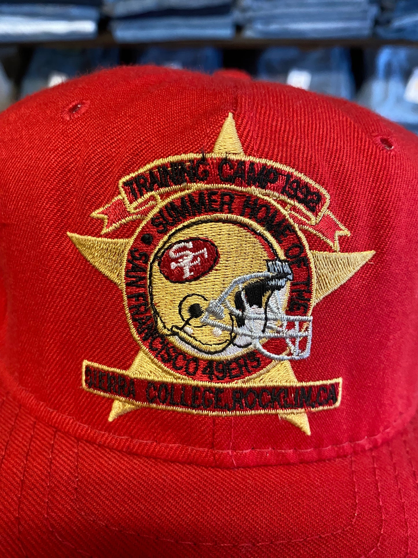 Vintage 49ers 1992 Training Camp Snapback Hat
