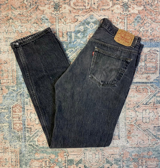 Distressed Vintage Levis 501 Straight Leg Jeans- 34x31