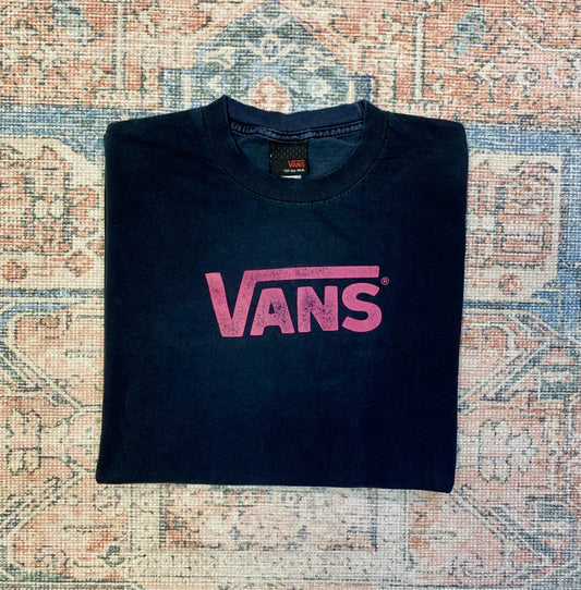 Vintage Late 90’s Vans Logo Tee- Sz XL