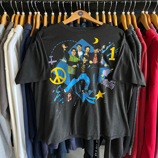 Vintage New Kids On The Block 1990 Concert Tour Tee- Sz XL