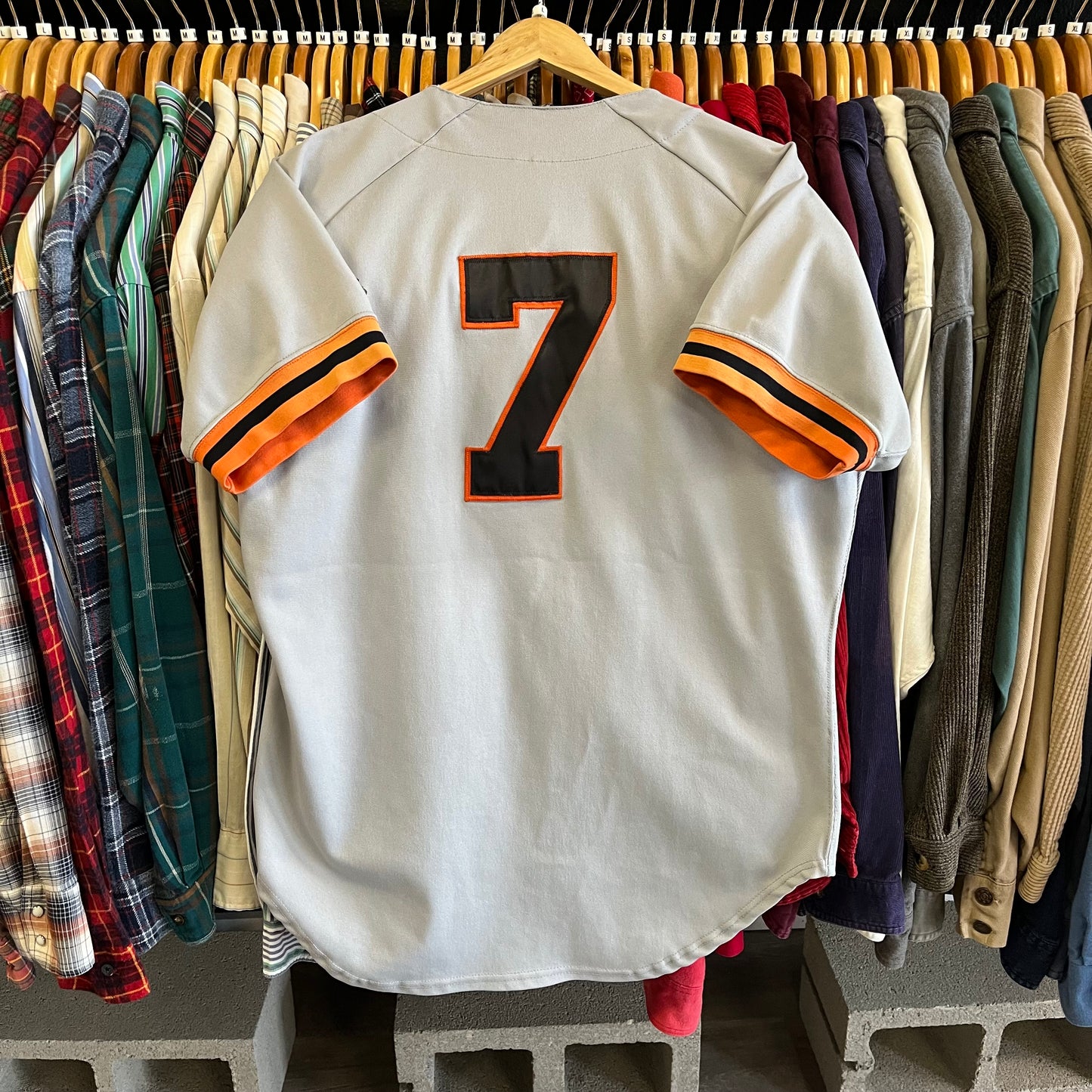 Vintage Game Worn Oregon State Beavers Baseball Jersey- Sz Lg