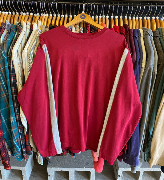 Vintage Gap Knit Color Block Long Sleeve Shirt- Sz Lg