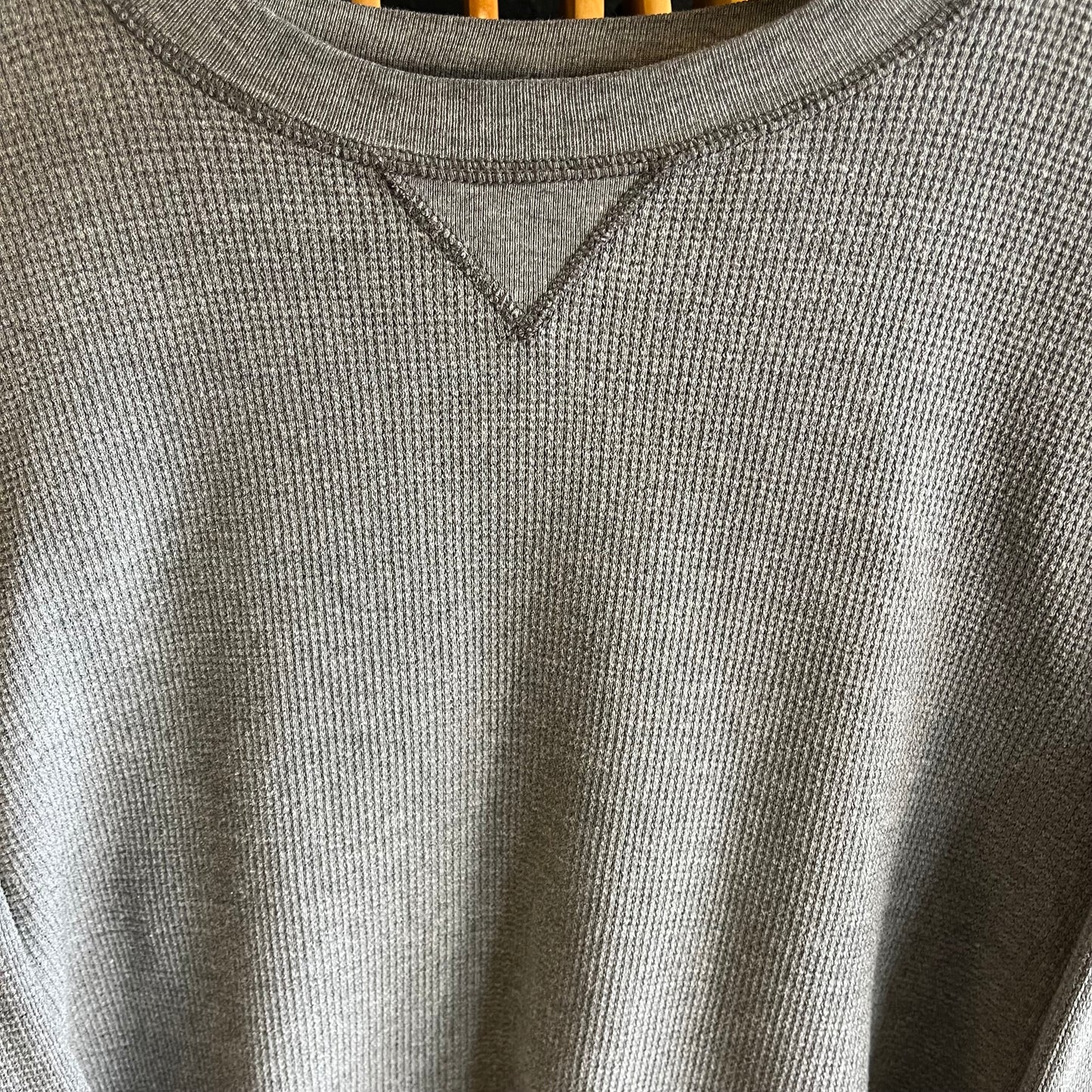 Vintage Waffle Knit Boxy Fit Shirt- Sz XL