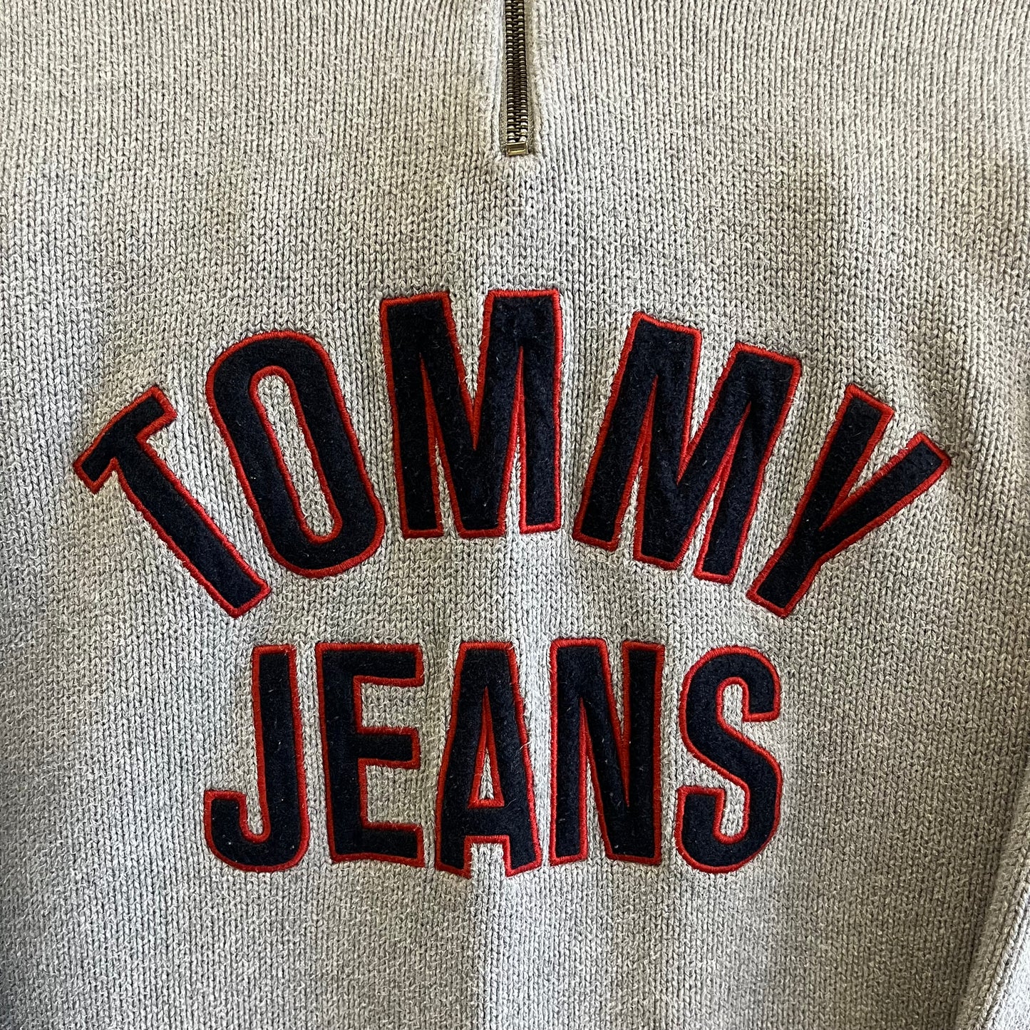 Vintage Tommy Hilfiger Quarter Zip Sweater- Sz Lg