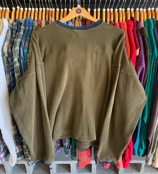 Vintage Textured Earth Tone Sweatshirt- Sz XL