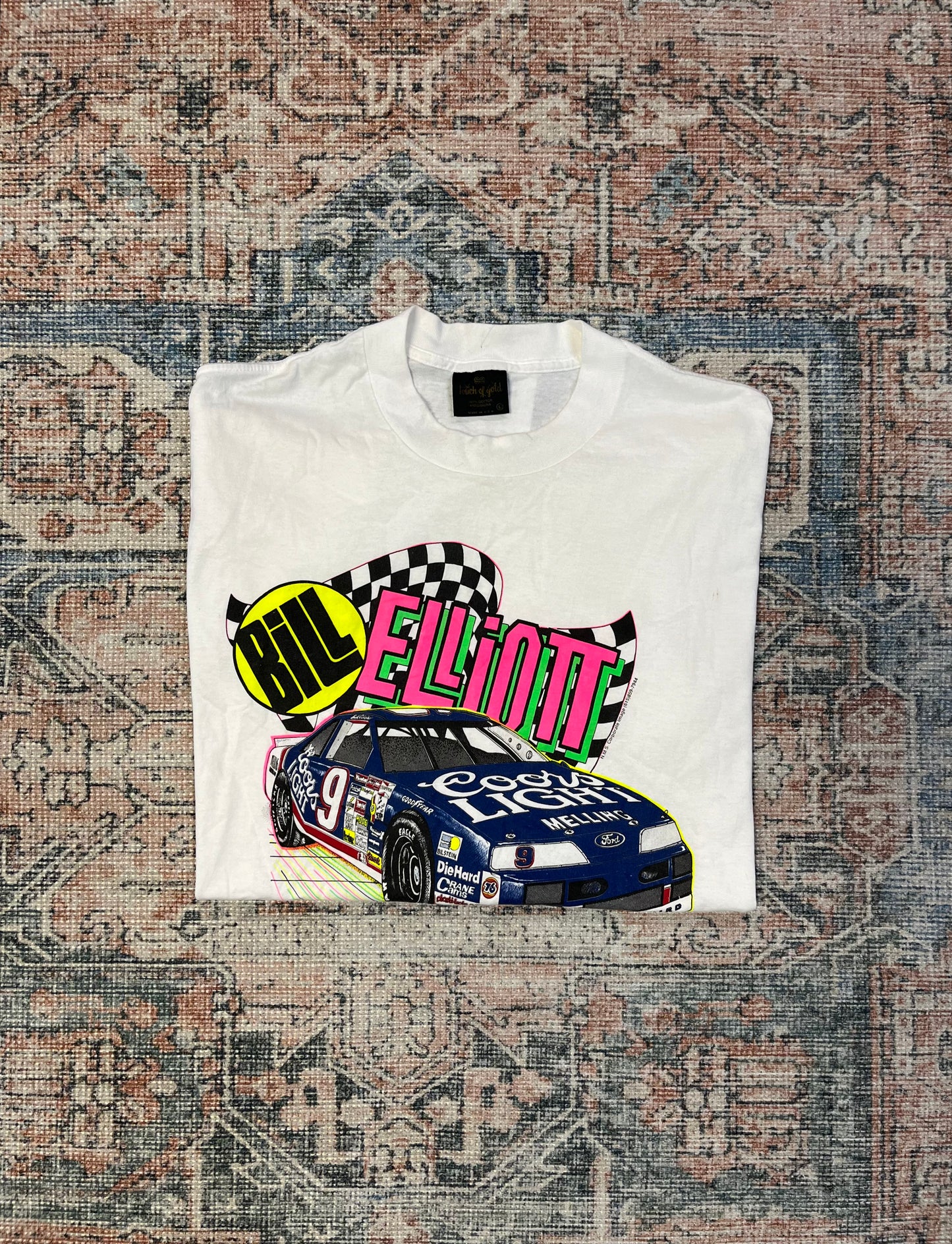 Vintage 80’s Coors Light NASCAR Tee- Sz Lg