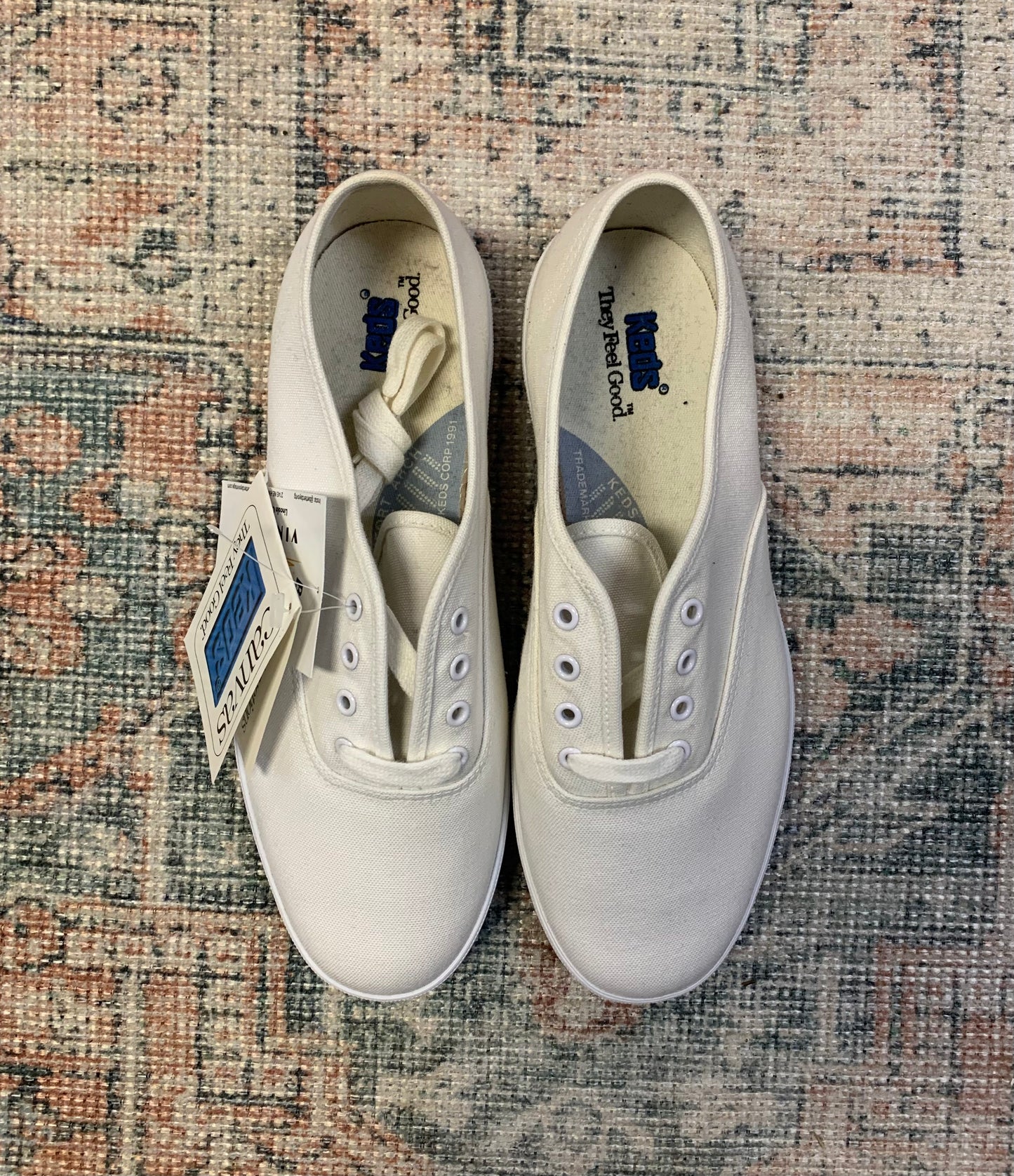 Unworn Vintage 90’s Keds Canvas Sneakers- Women’s 7.5 Men’s 6