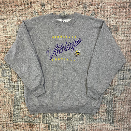 Vintage 90’s Minnesota Vikings Crewneck Sweatshirt- Sz XL