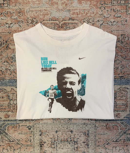 Vintage Nike Alan Webb American Mile Record Tee- Sz Lg