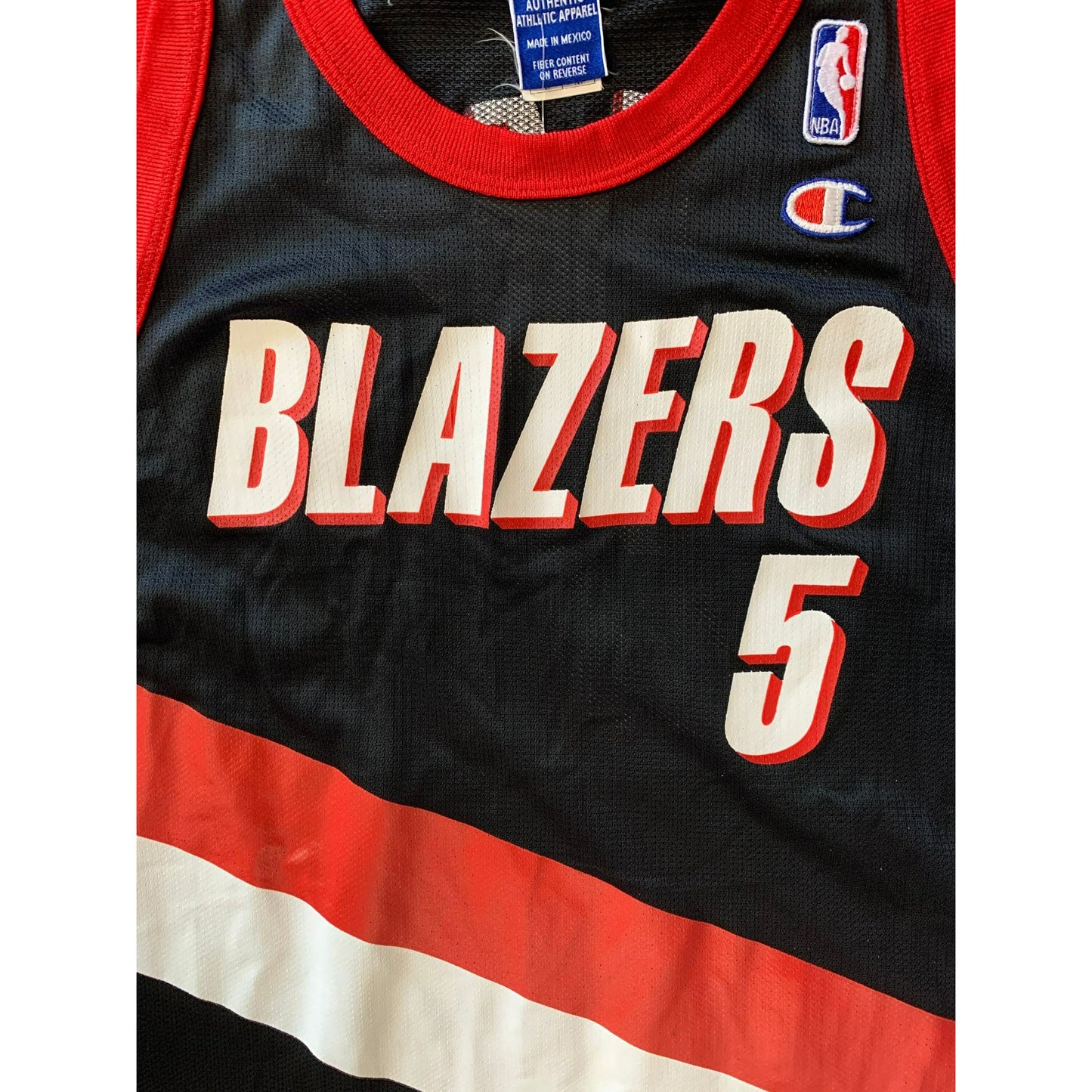 Vintage Jermaine O'Neal Blazers Champion Jersey- Sz Med