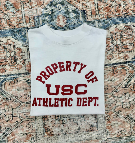 Vintage 70’s USC Tee- Sz Med