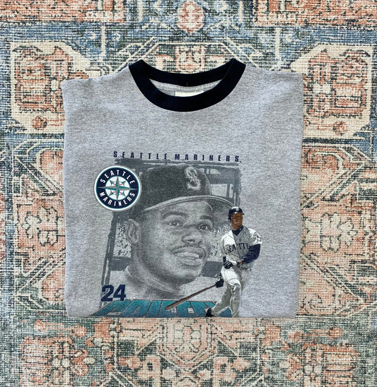 Vintage 1997 Ken Griffey Jr Mariners Tee- Sz Med