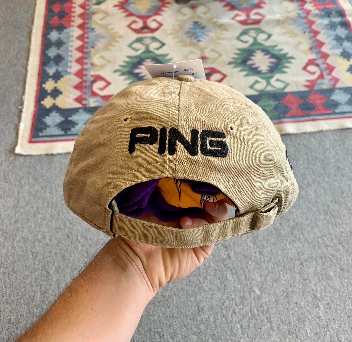 Vintage 90’s Ping Golf Clubs Hat