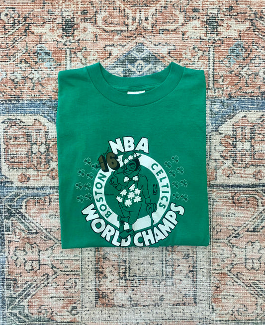 Vintage Celtics 1986 Champs Tee- Sz XL