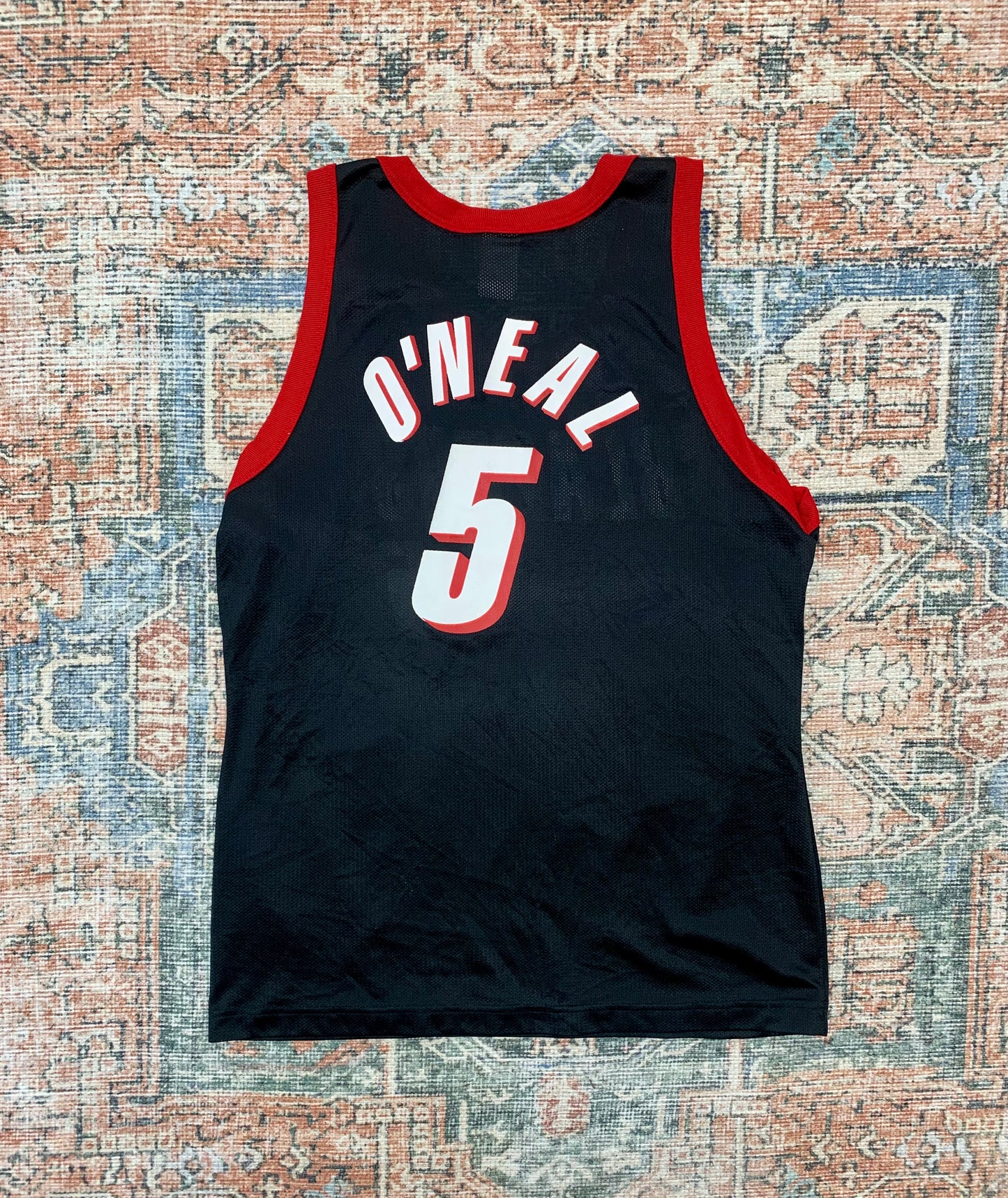 Vintage Jermaine O'Neal Blazers Champion Jersey- Sz Med