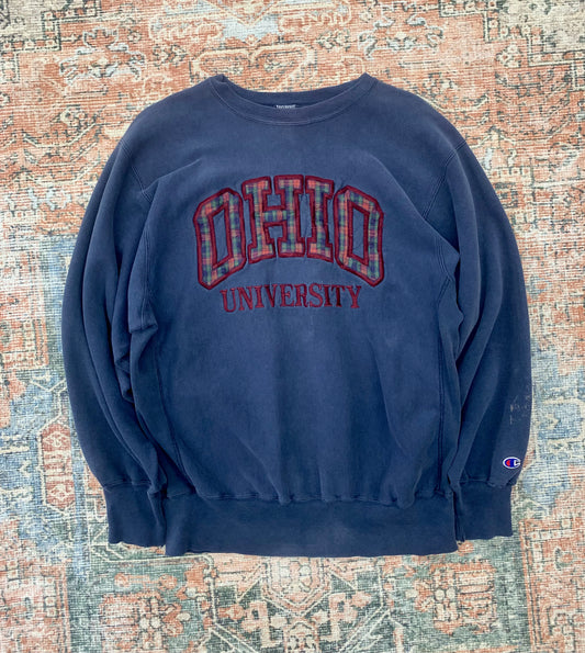 Vintage Champion Reverse Weave College Sweat- Sz Lg