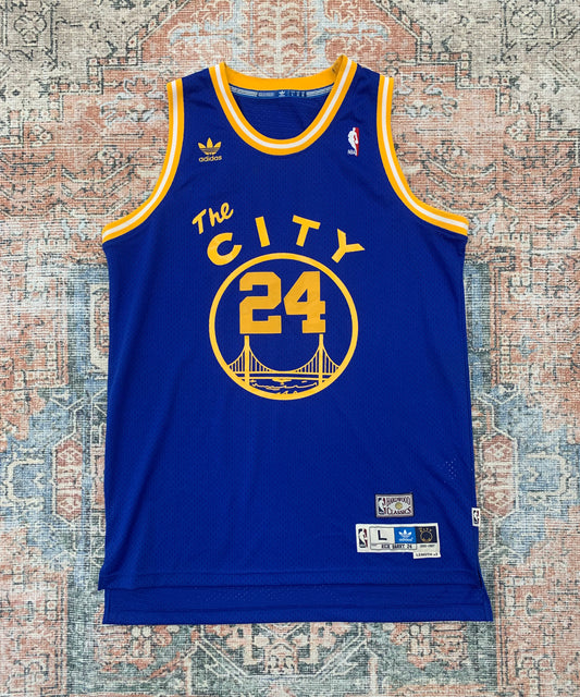 Vintage Rick Barry Stitched Warriors Jersey- Sz Lg